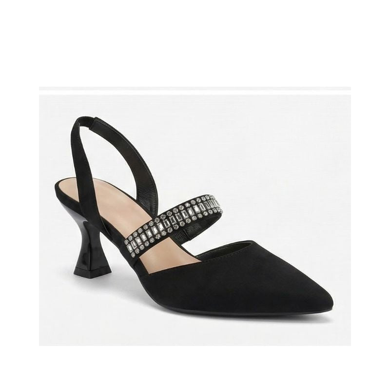 Luxe Crystal Ankle Mules