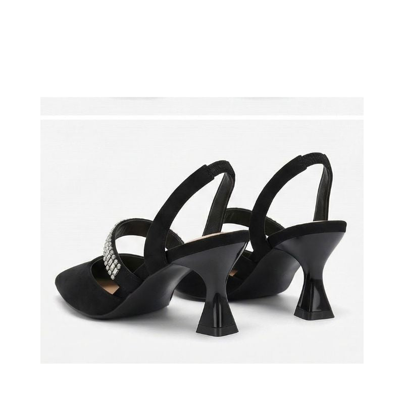 Luxe Crystal Ankle Mules