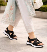 Luxe Soft black Wedge- S00068