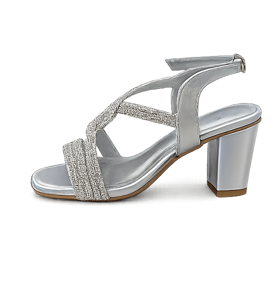 Luxe silver Heel - H00078