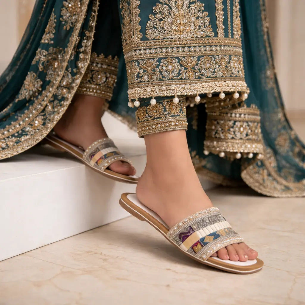 Luxe MultiColor Soft Flats- S00059