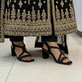 Luxe Black Heel - H00077