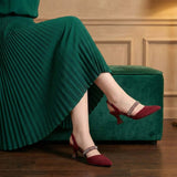 Luxe Crystal Ankle Mules