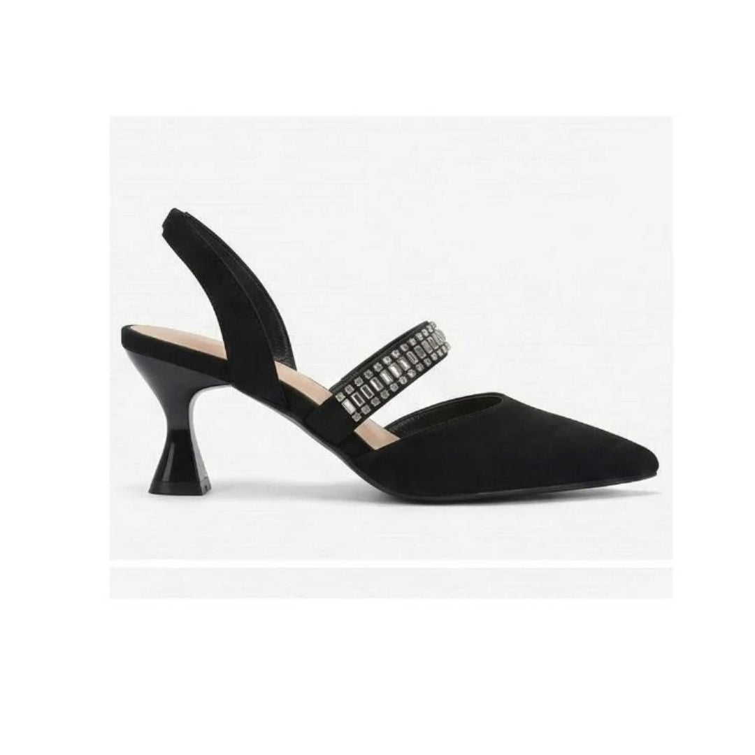 Luxe Crystal Ankle Mules