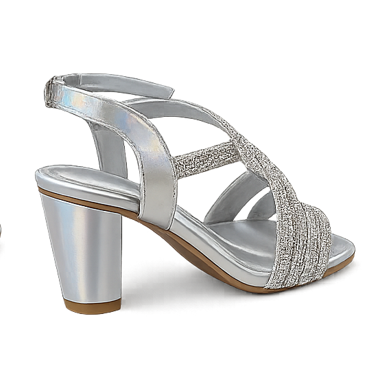 Luxe silver Heel - H00078